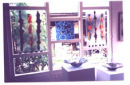 Glass panels with inclusions - Open Studios